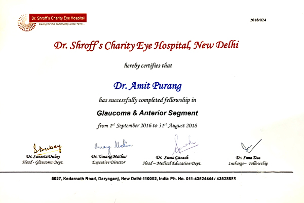 Purang Eye Centre New Delhi